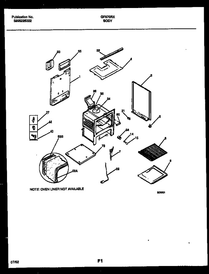 Diagram for GF670RXW1