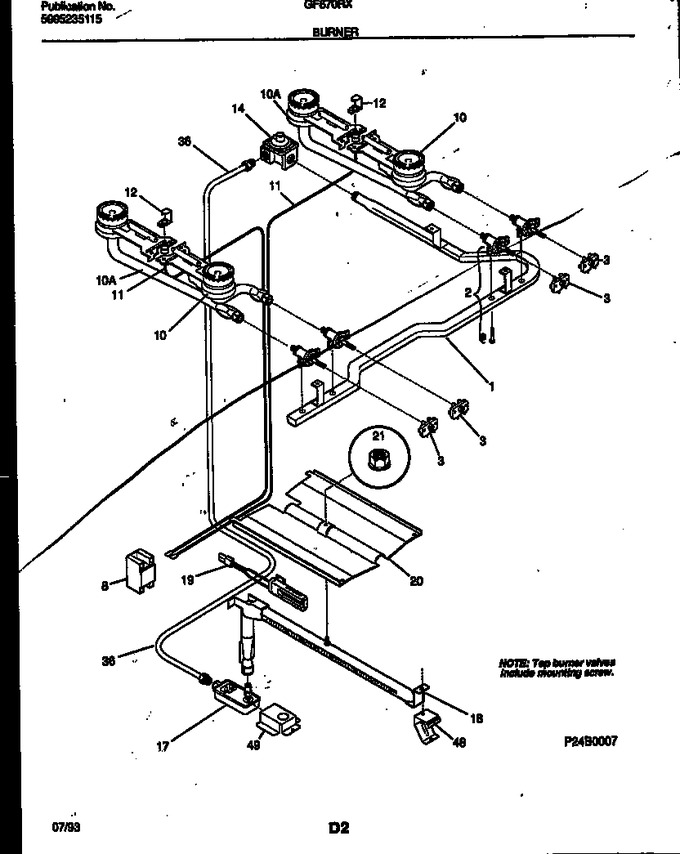 Diagram for GF670RXW2