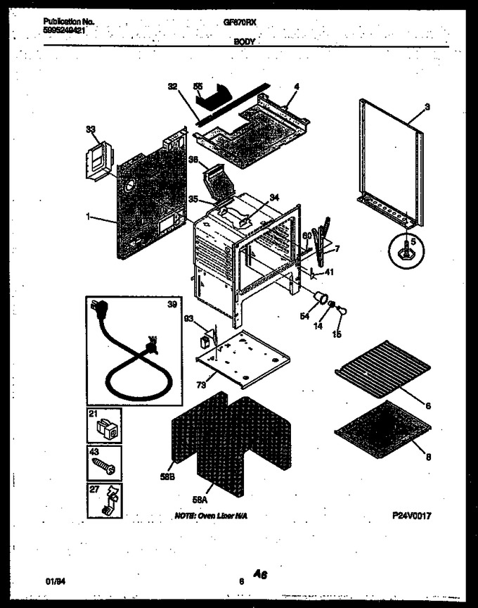 Diagram for GF670RXD4