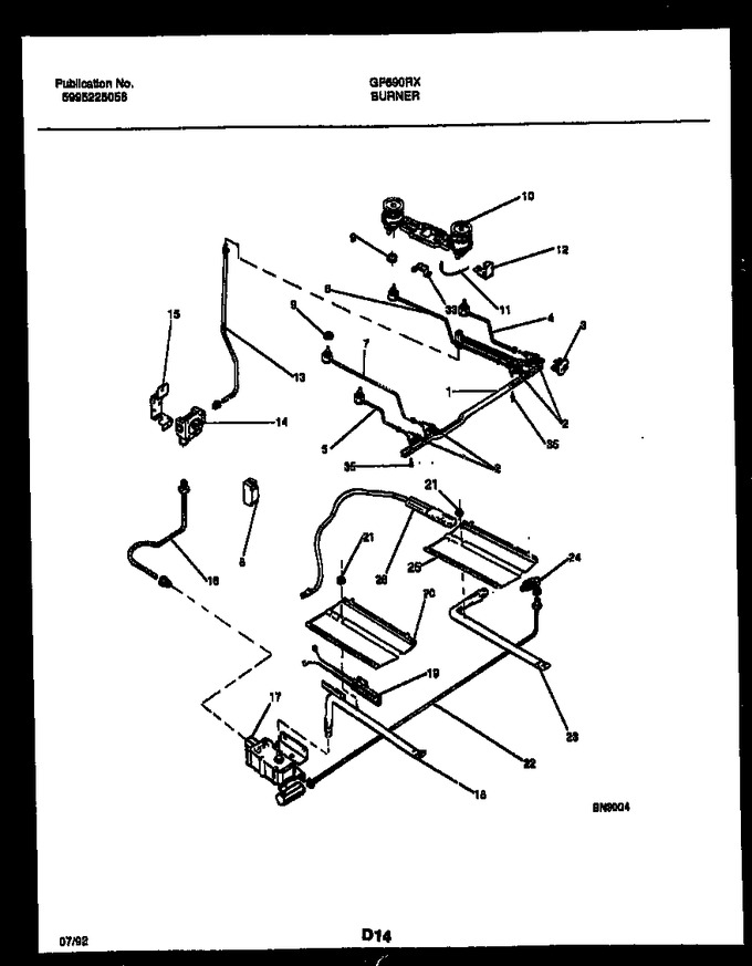 Diagram for GF690RXW1