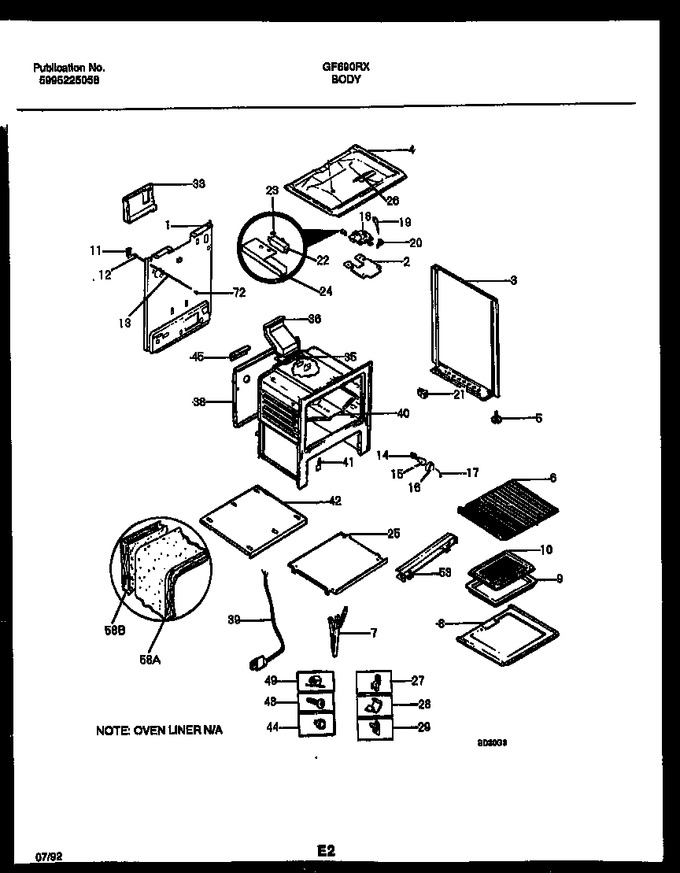 Diagram for GF690RXW1
