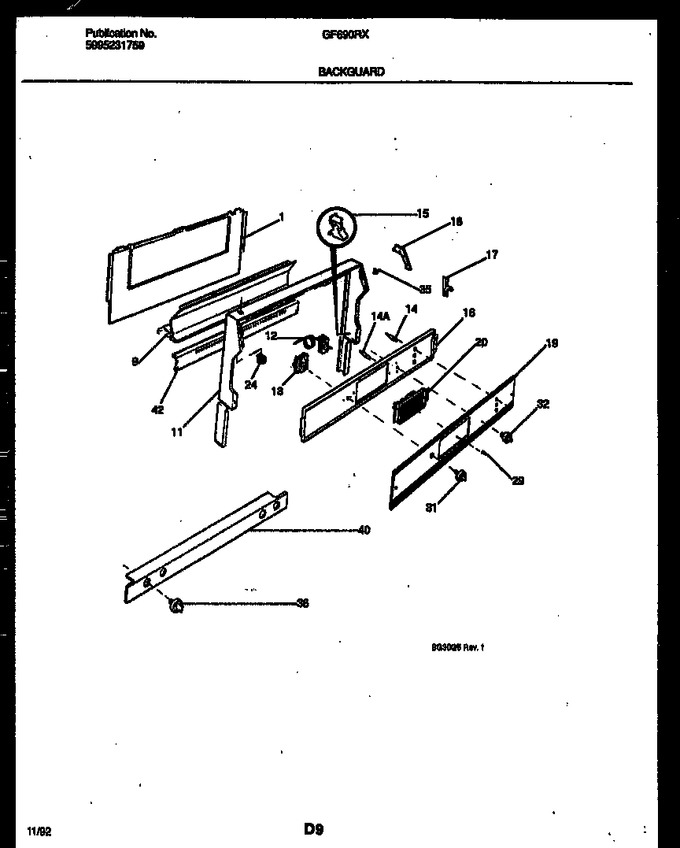 Diagram for GF690RXW2