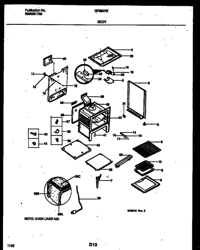 Diagram for GF690RXW2