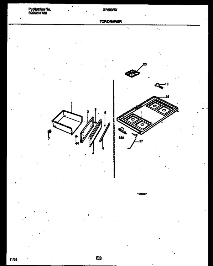 Diagram for GF690RXD2