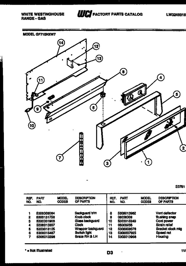 Diagram for GF710HXD7