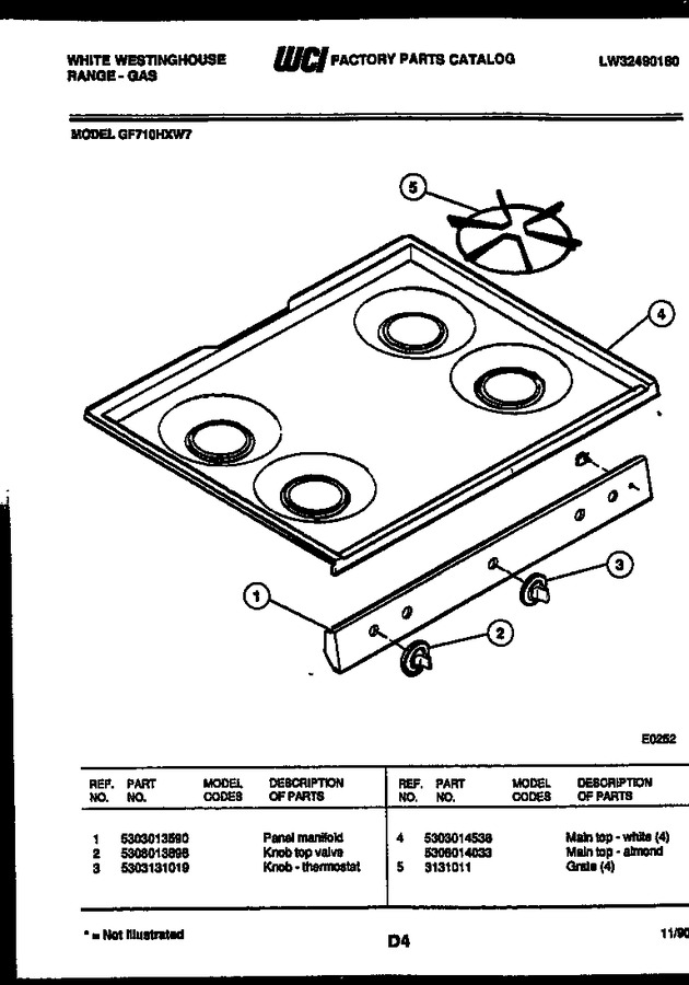 Diagram for GF710HXD7