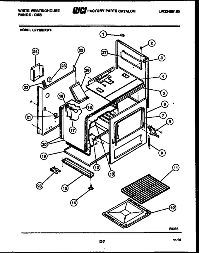 Diagram for GF710HXD7