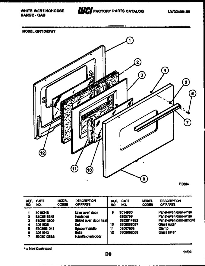 Diagram for GF710HXD7