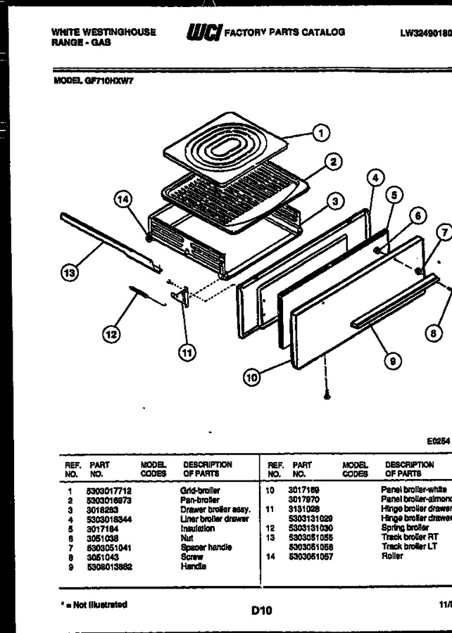 Diagram for GF710HXD7