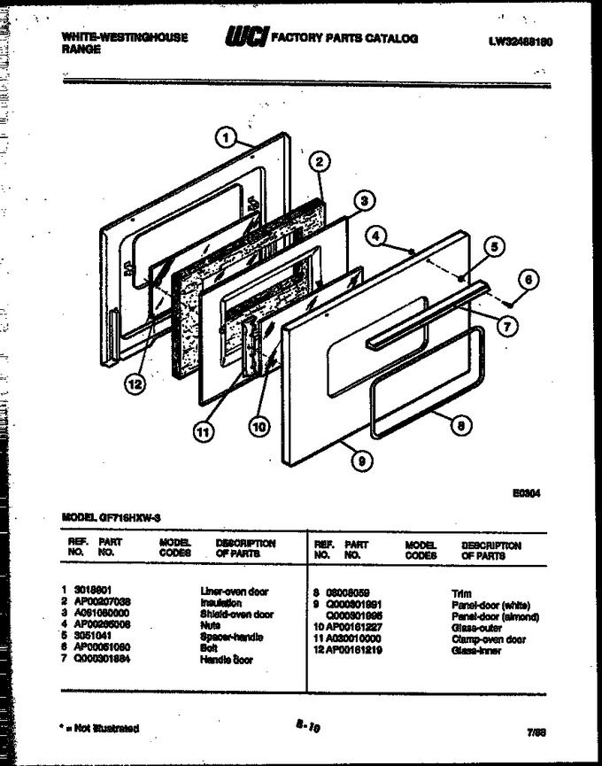 Diagram for GF716HXW3