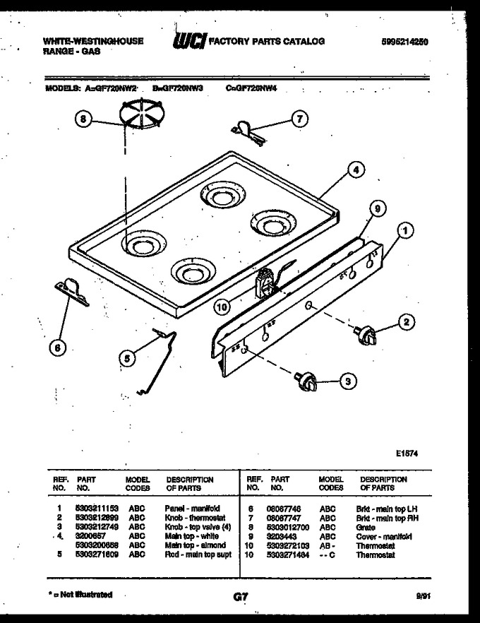 Diagram for GF720ND3