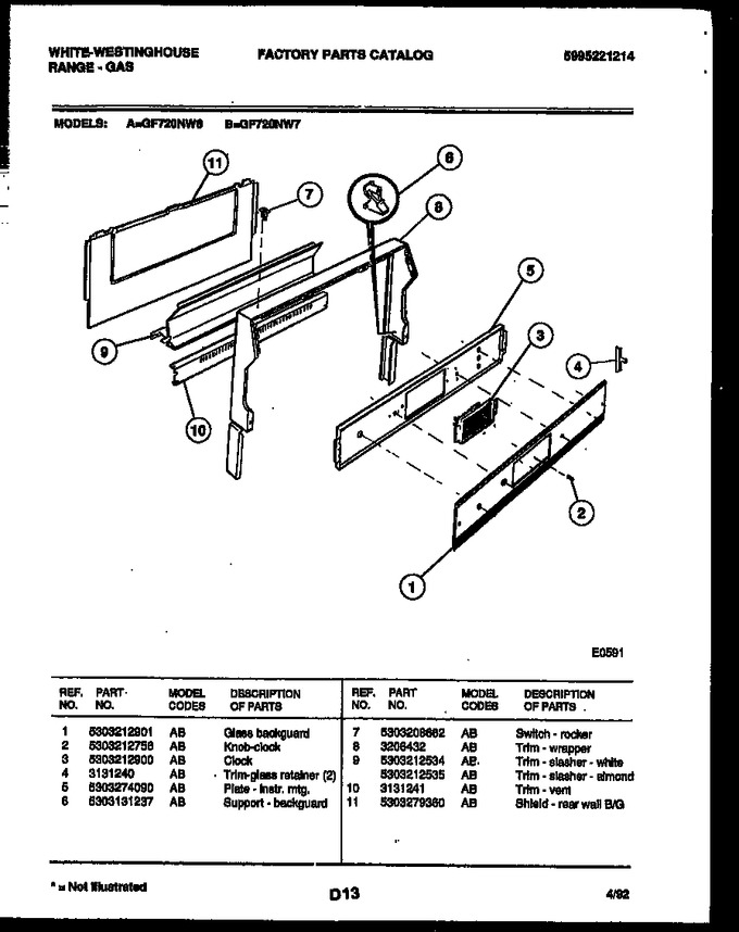 Diagram for GF720ND7