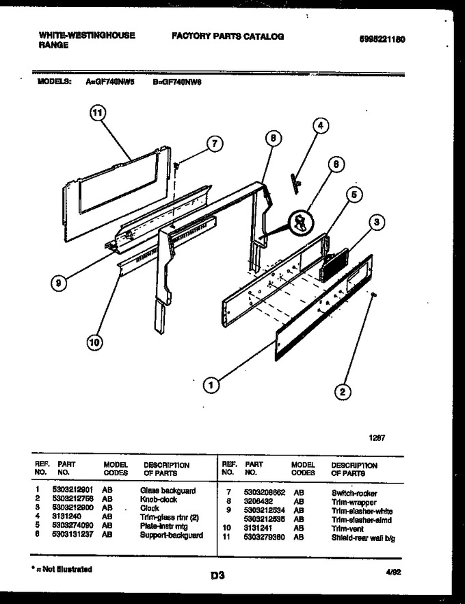Diagram for GF740NW6