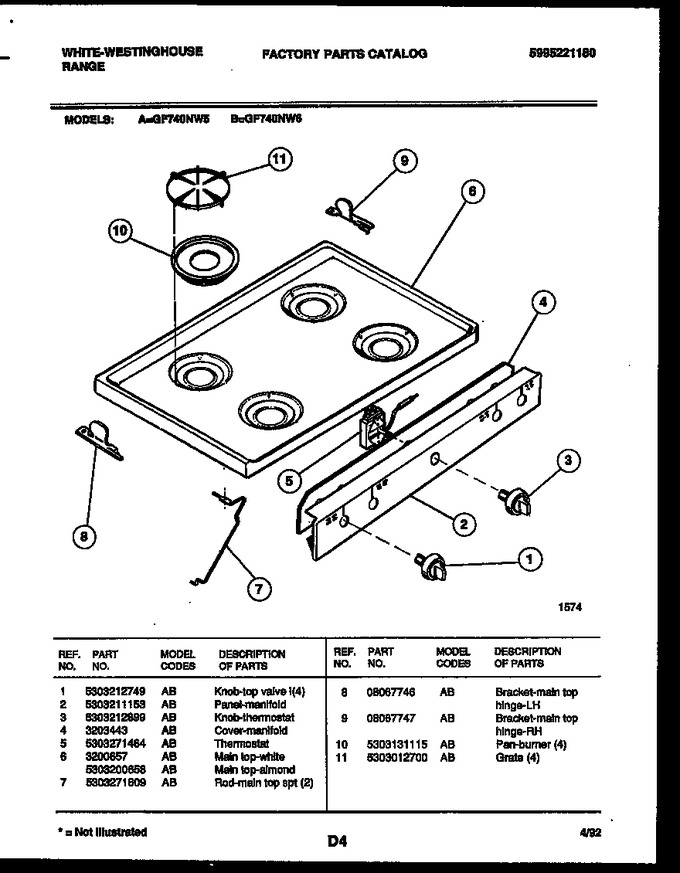 Diagram for GF740ND6