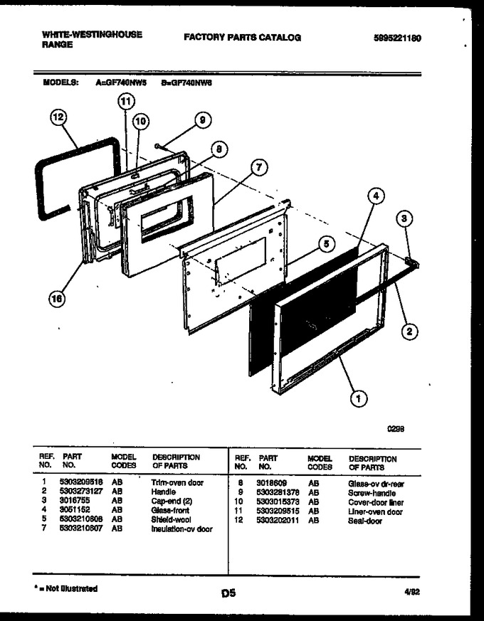 Diagram for GF740NW5