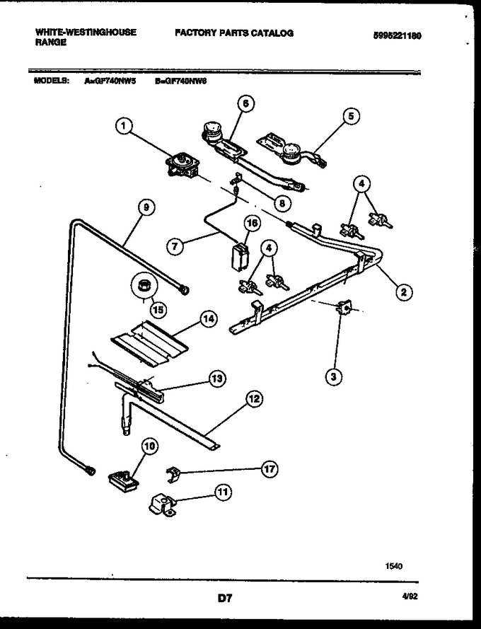 Diagram for GF740NW6
