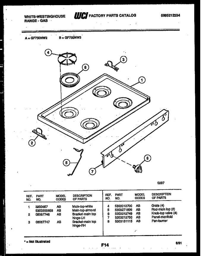 Diagram for GF750NW2