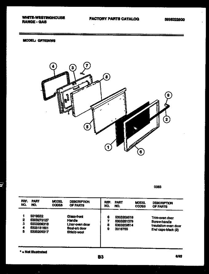 Diagram for GF750NW6