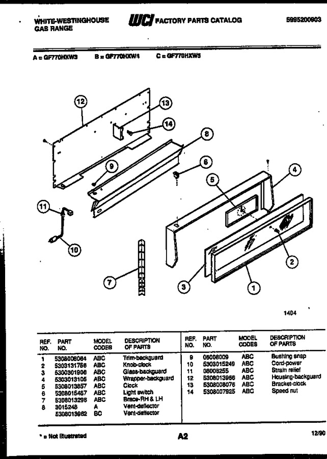 Diagram for GF770HXD4