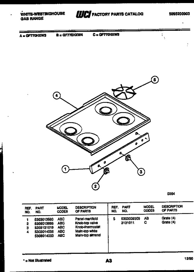 Diagram for GF770HXD5