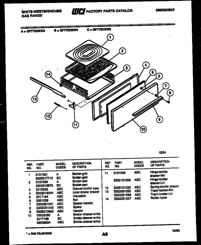 Diagram for GF770HXD4