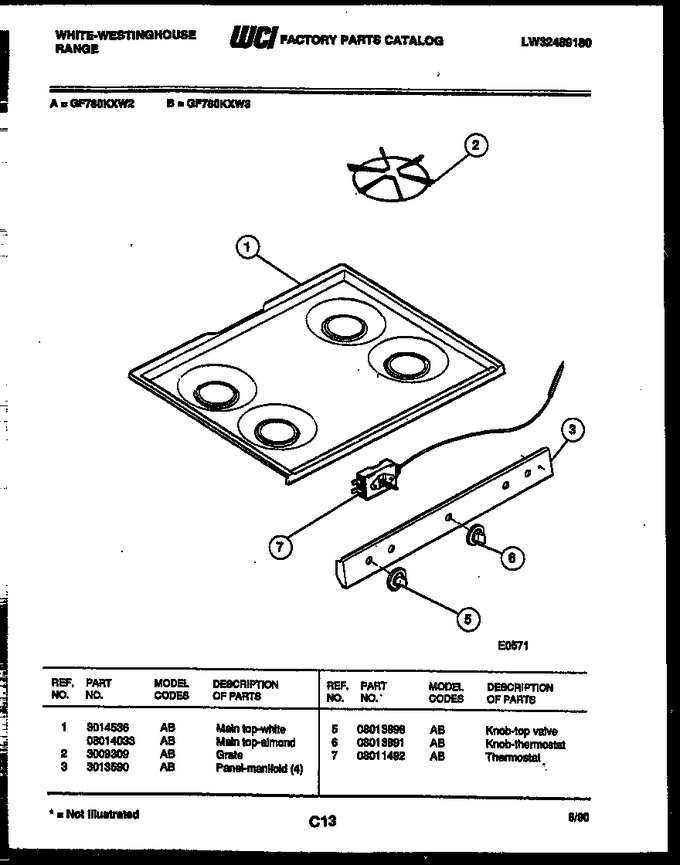 Diagram for GF780KXD3