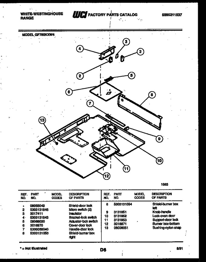 Diagram for GF780KXW4