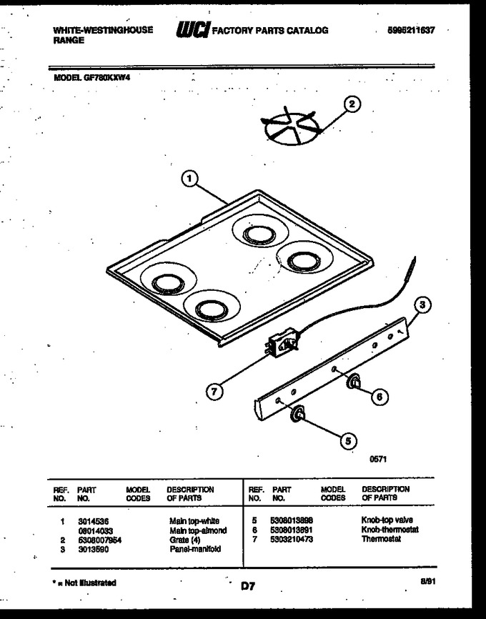 Diagram for GF780KXD4