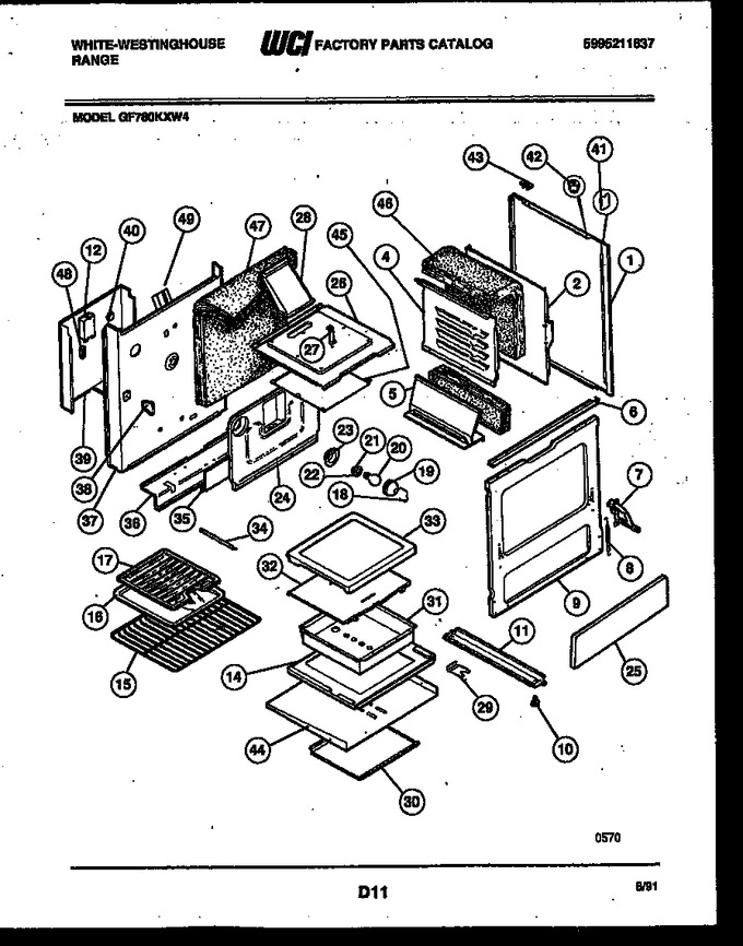 Diagram for GF780KXW4