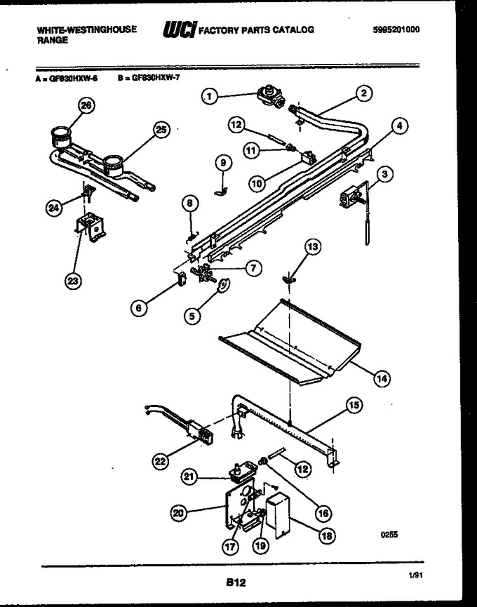 Diagram for GF830HXW6