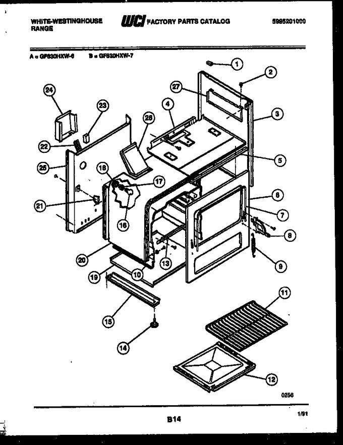 Diagram for GF830HXW6