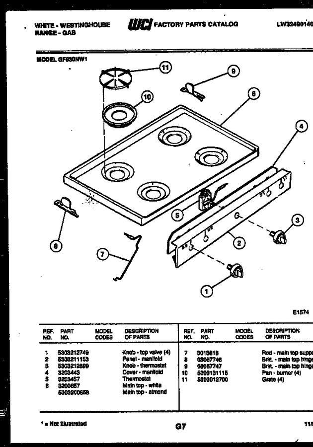 Diagram for GF830ND1