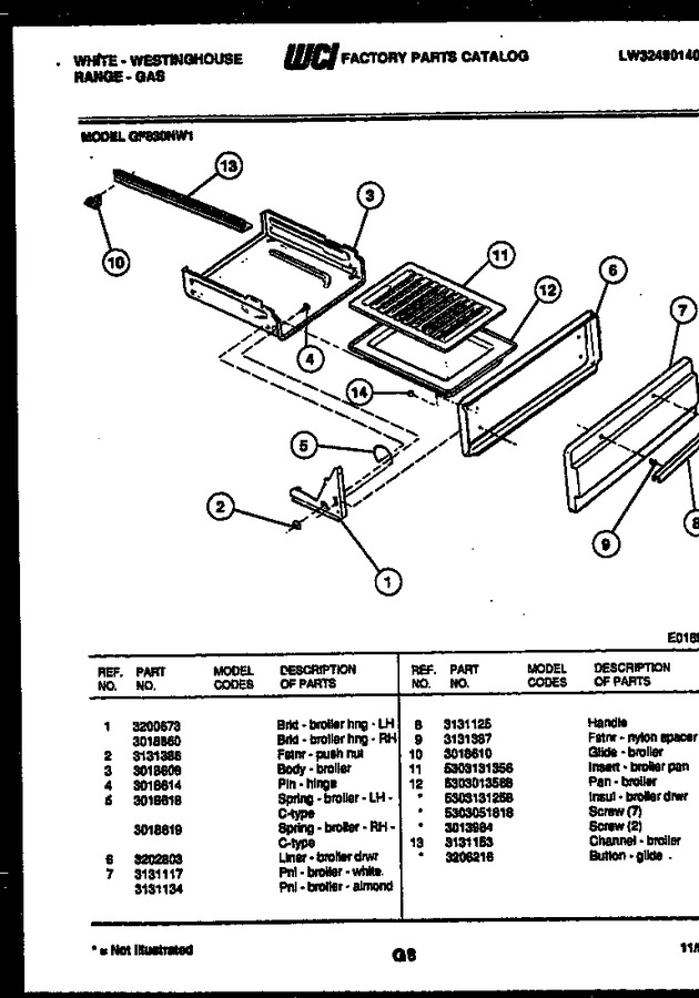 Diagram for GF830ND1