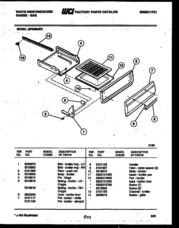 Diagram for GF830NW2