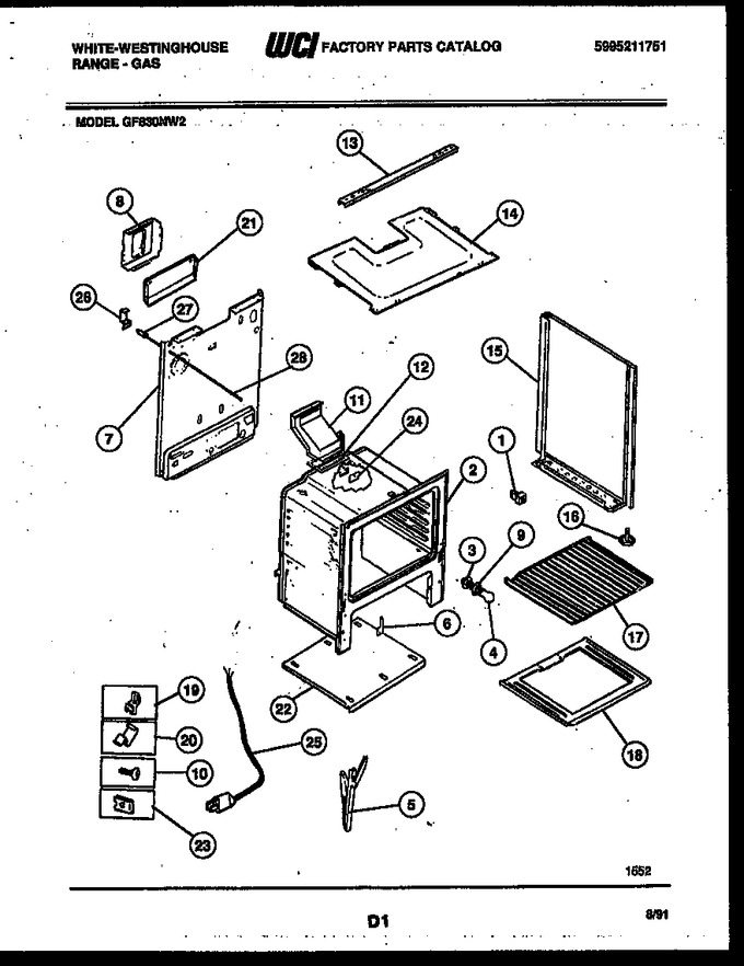 Diagram for GF830NW2