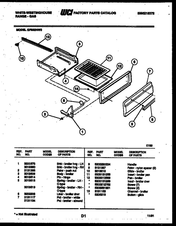 Diagram for GF830NW3