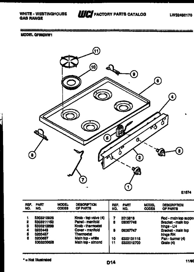 Diagram for GF860ND1