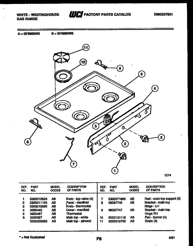Diagram for GF860ND3