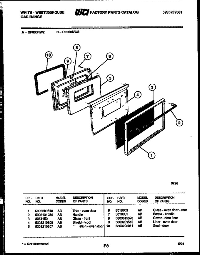 Diagram for GF860ND3