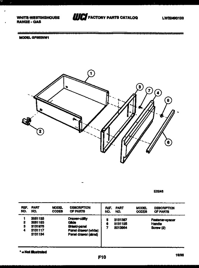 Diagram for GF950NW1