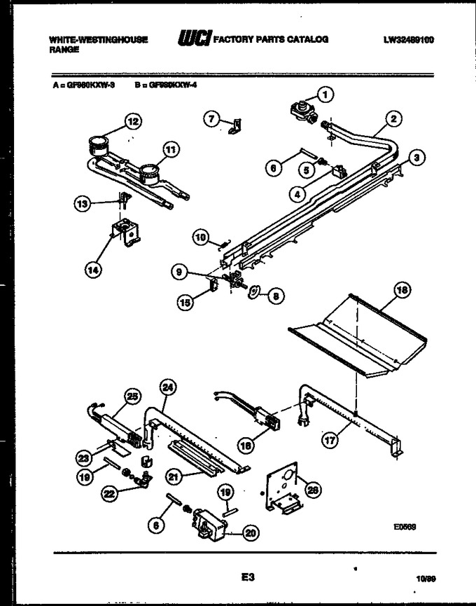 Diagram for GF980KXW4