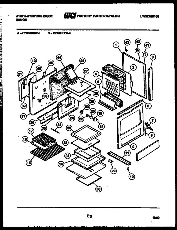 Diagram for GF980KXW4
