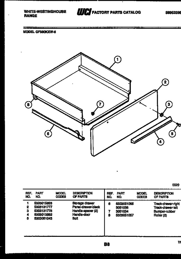 Diagram for GF980KXW5