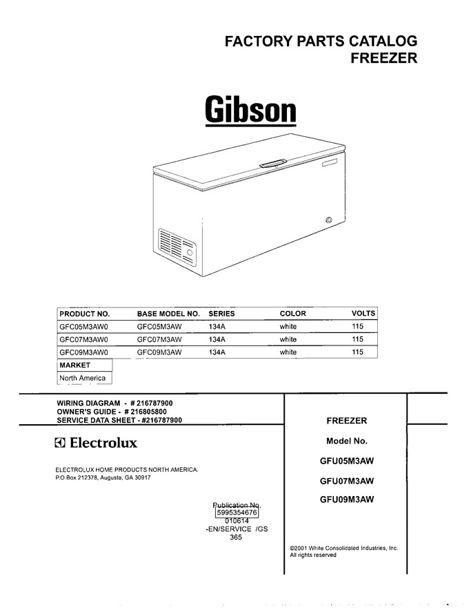 Diagram for GFC05M3AW0