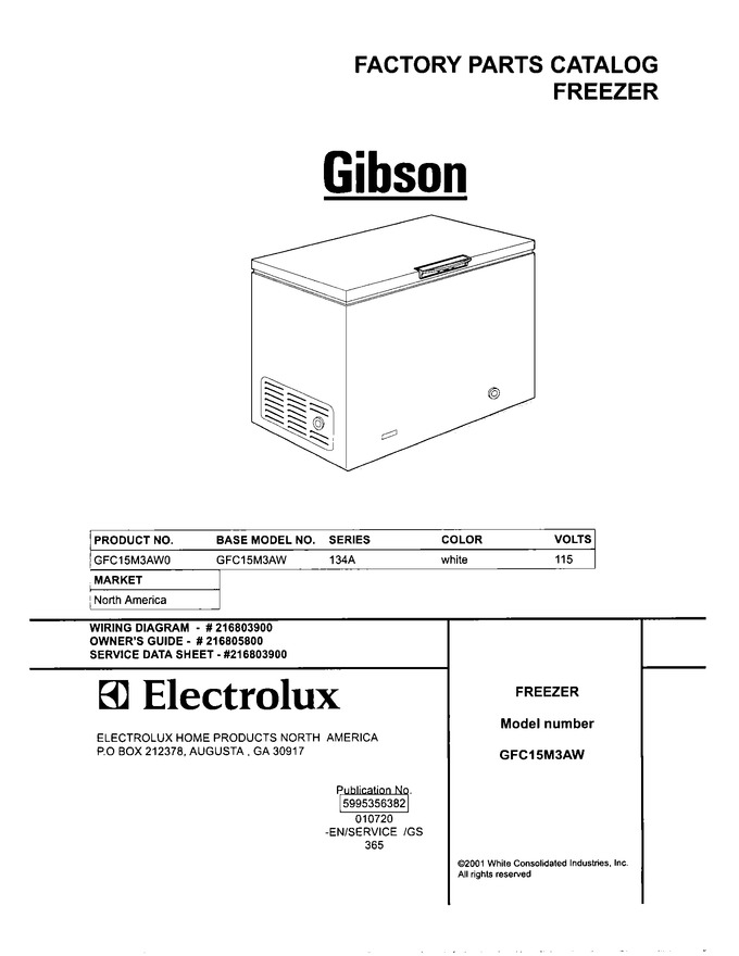 Diagram for GFC15M3AW0