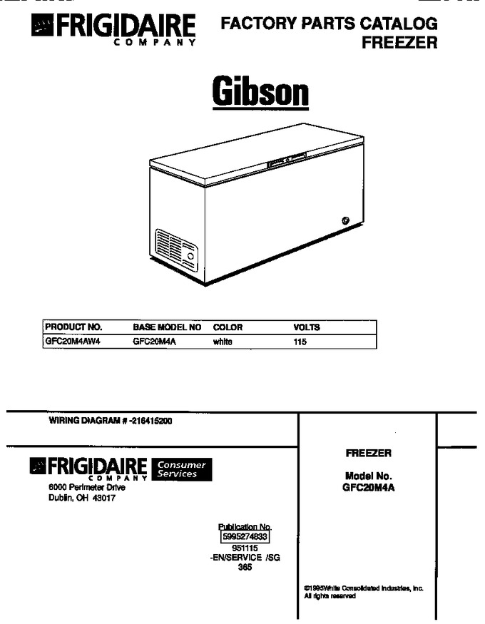 Diagram for GFC20M4AW4