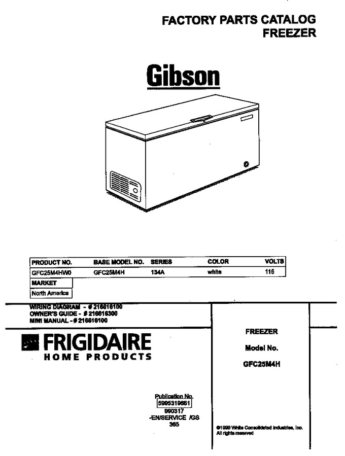 Diagram for GFC25M4HW0