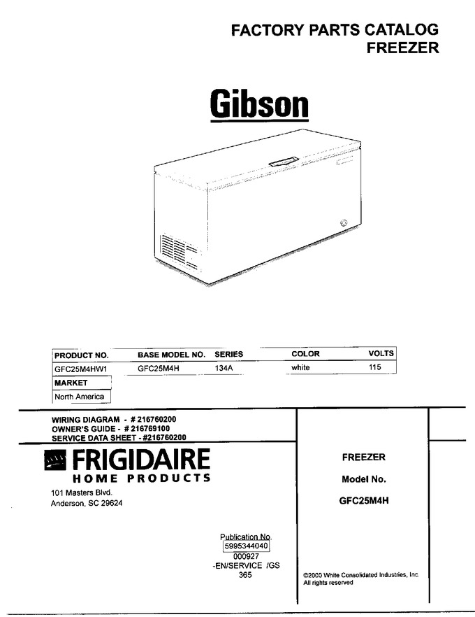 Diagram for GFC25M4HW1