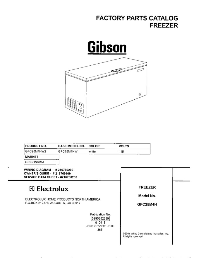 Diagram for GFC25M4HW2