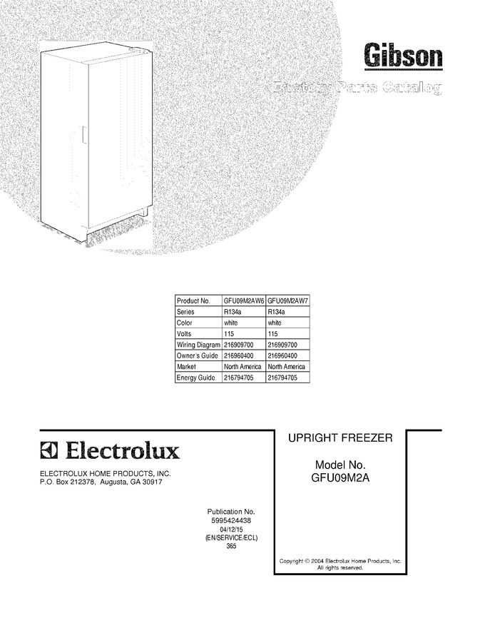 Diagram for GFU09M2AW7